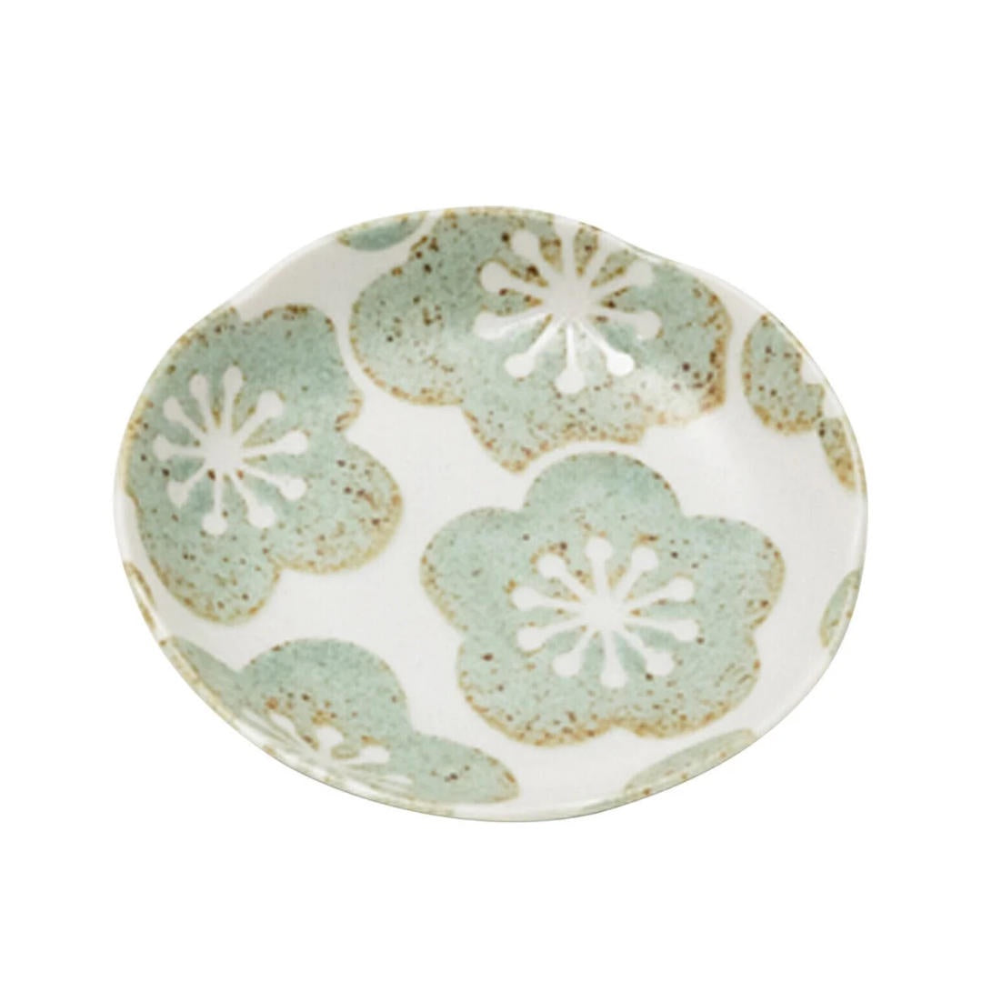 Tsukinose Blossom Sage Ceramic Dish