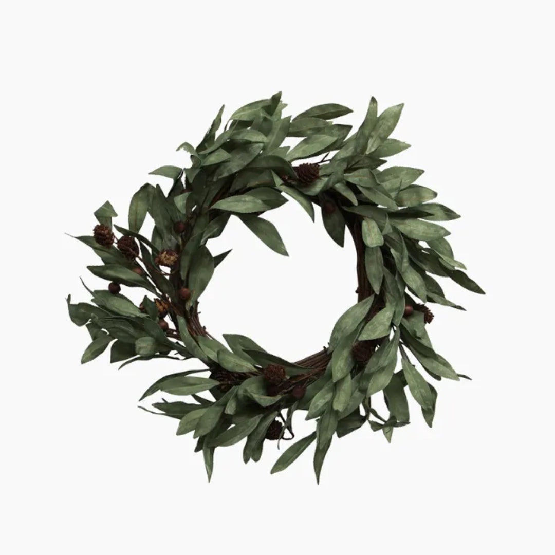 Eucalyptus & Brown Berry Wreath | 65cm