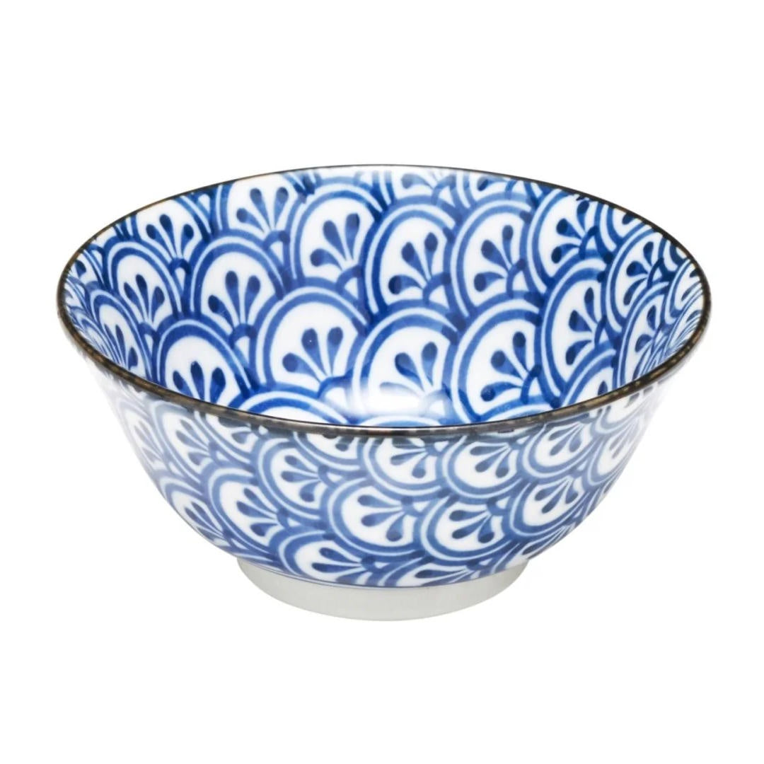 Japanese Hana Seikaiha Ceramic Small Bowl