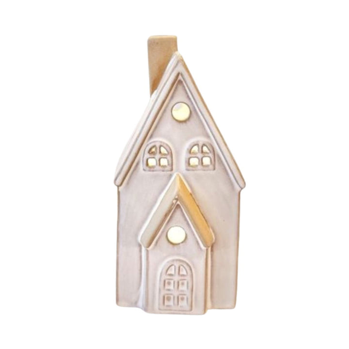 Lucia Snow House with Light | 8x7x17cm