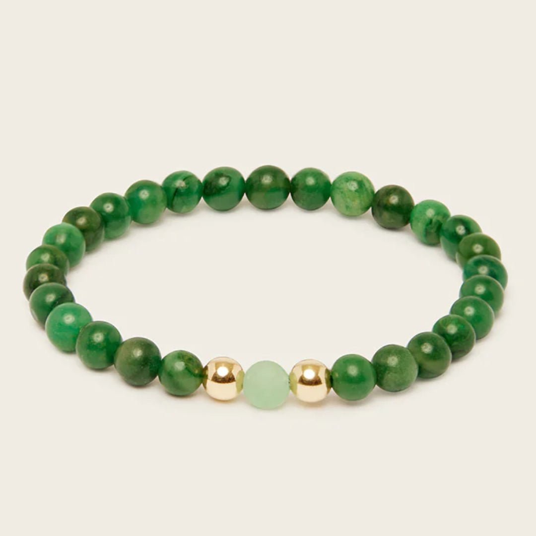 Spiritus | New Beginnings Bracelet | Aventurine, African Jade - Suzie Anderson Home
