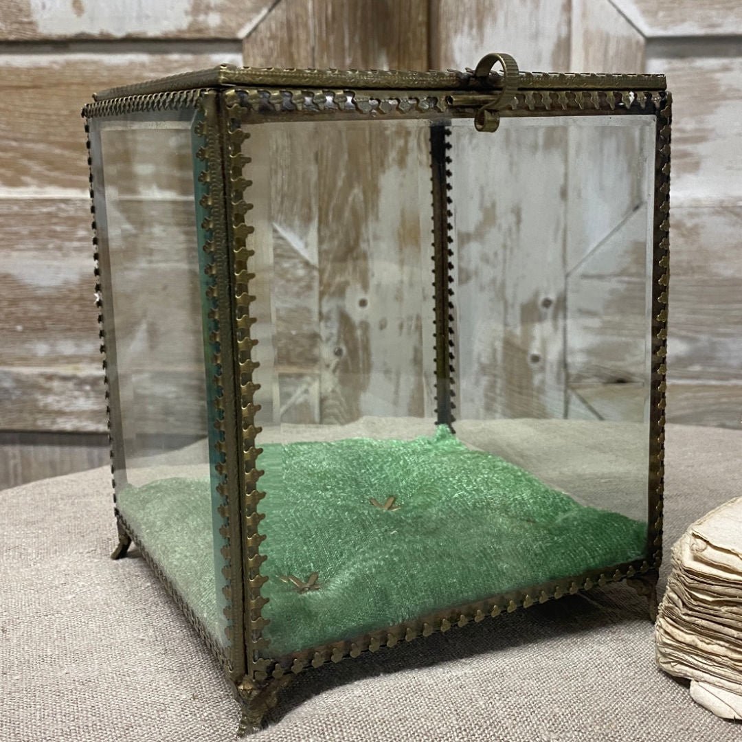 Square Velvet Green Jewel Box | Small 15cm - Suzie Anderson Home