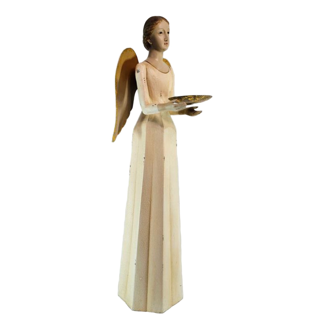 Large St Anne Figurine with Disk | Decorative