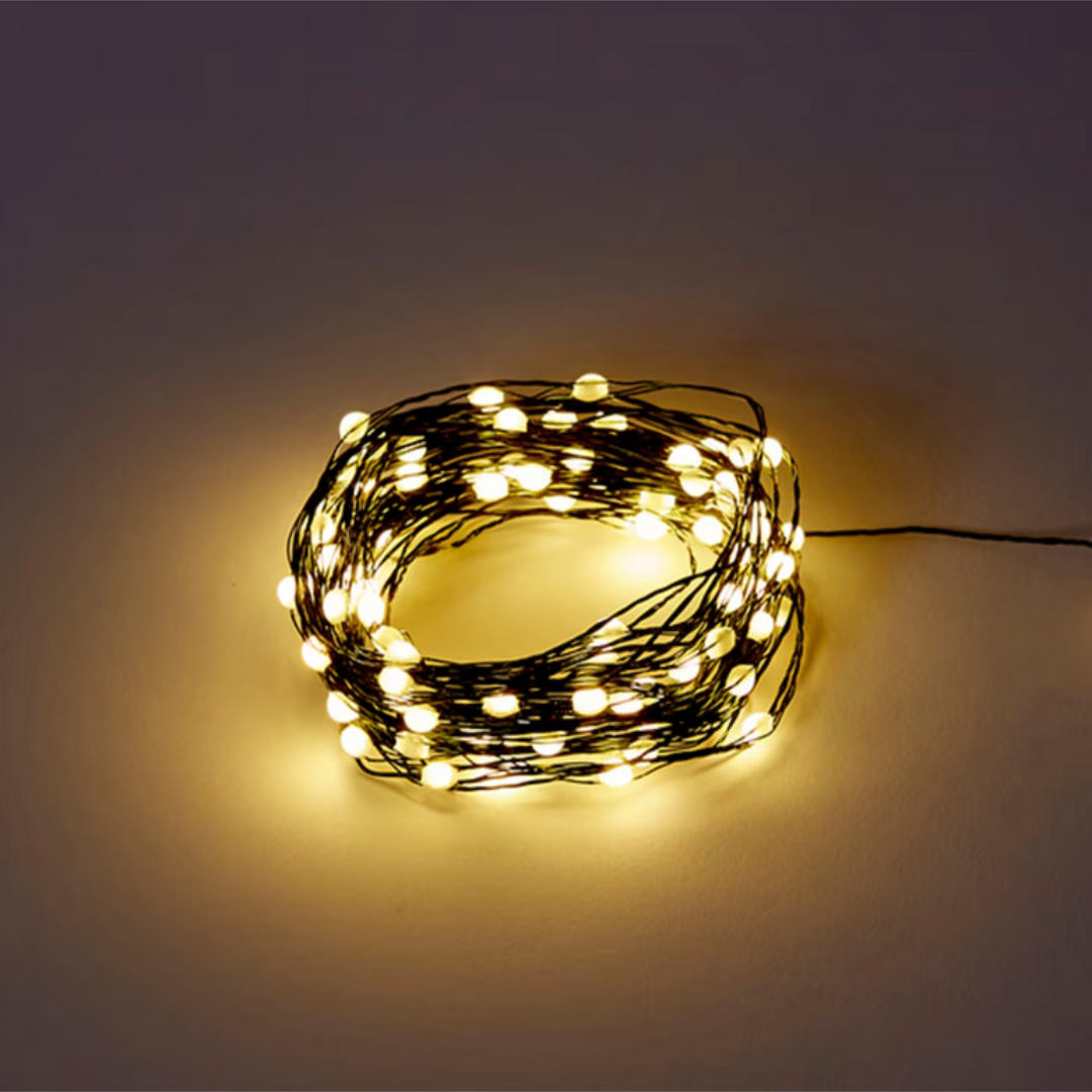 Luminous Bright String Light | 10m | Green | Outdoor Adapter
