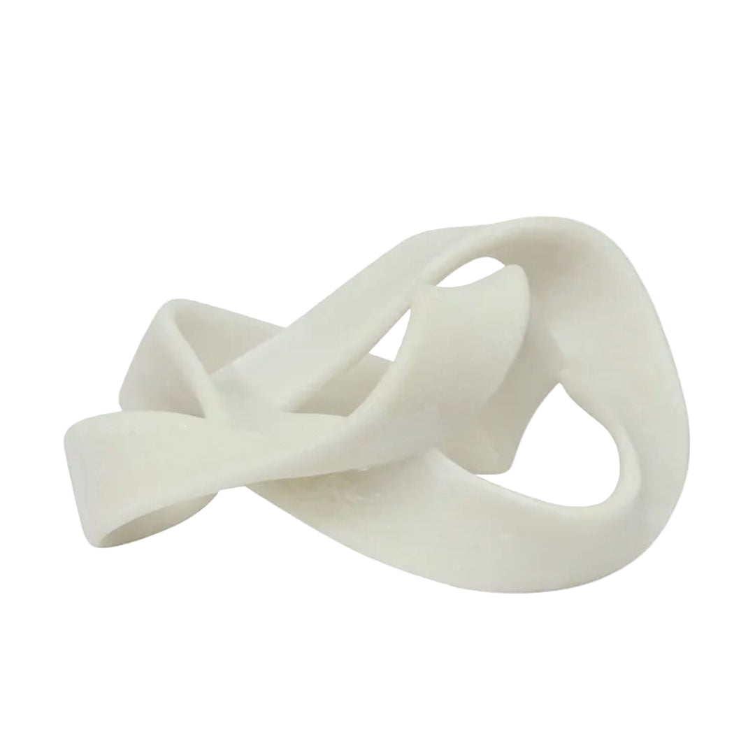 Ripple Sculpture | White Polyresin