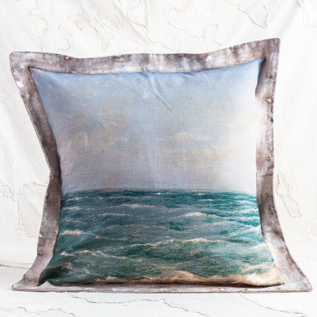 Swarm Canvas Cushion Cover | Sea | 55 x 55cm - Suzie Anderson Home