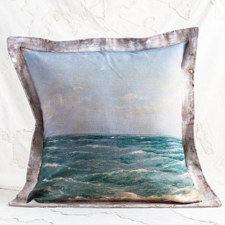 Swarm Canvas Cushion Cover | Sea | 55 x 55cm - Suzie Anderson Home