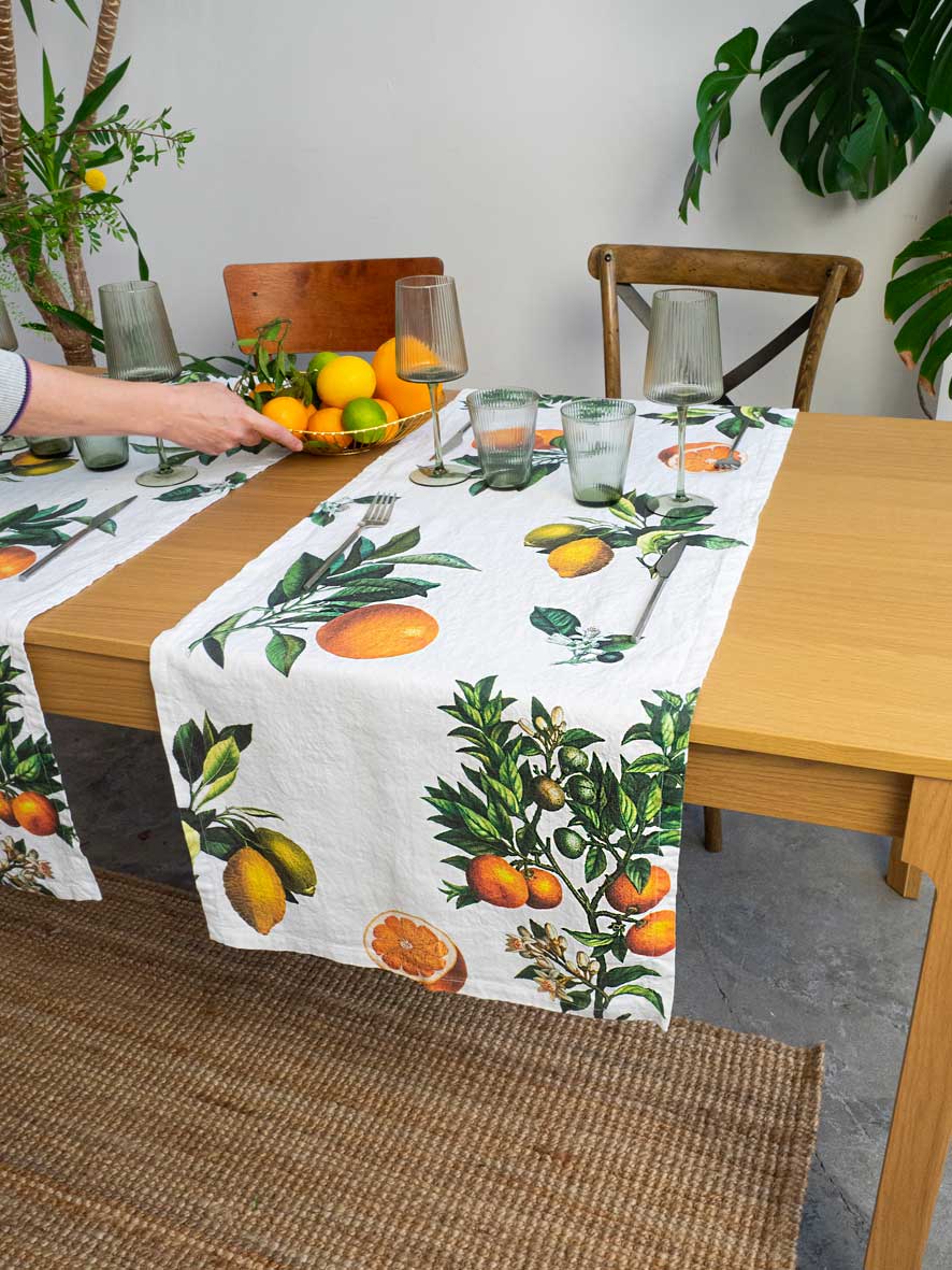Table Runner Citrus| 46x136cm - Suzie Anderson Home