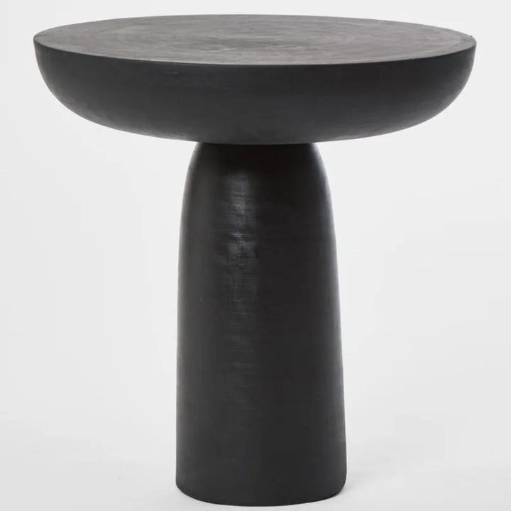 Paola Outdoor Side Table | Black 60cm