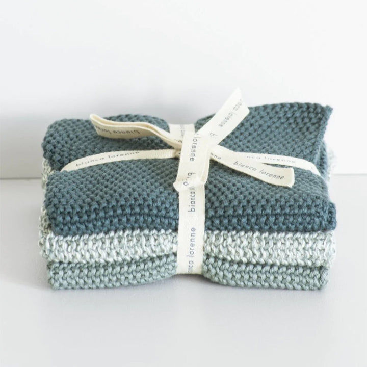 Lavette Washers  | Set of 3 | Teal