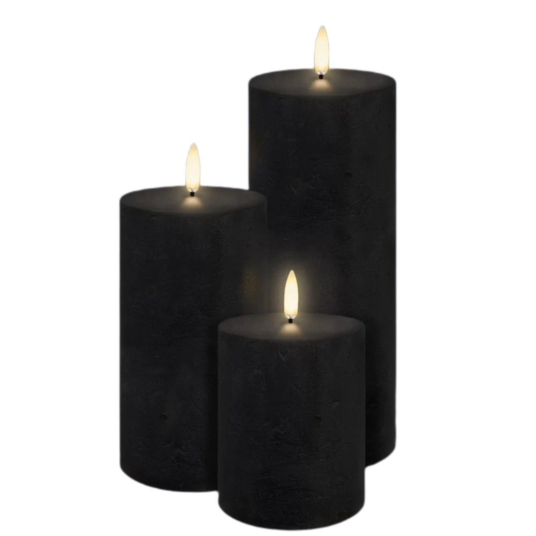 Textured Black | Flameless Candle - Suzie Anderson Home