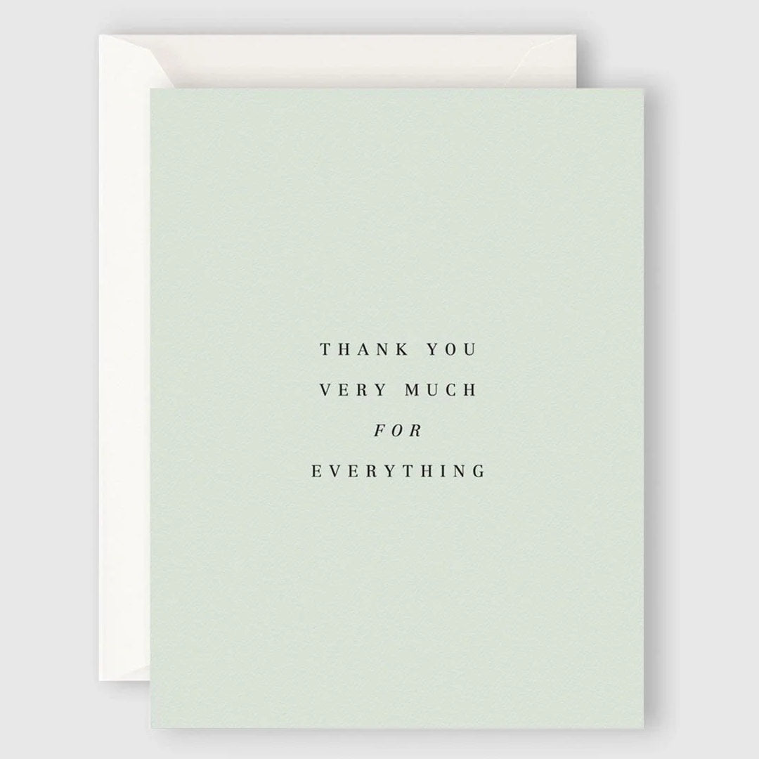 Thank You Very Much For Everything | Father Rabbit Card