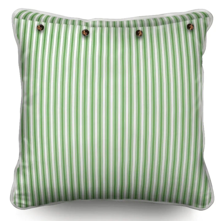 Stuart Membery | Hickory Ticking Parrot Cushion Cover | 55 x 55cm | LAST TWO
