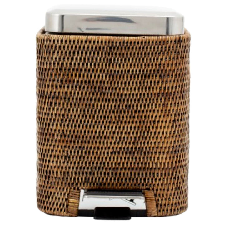 Rattan Togo Square Waste Bin | Flamant Belgium