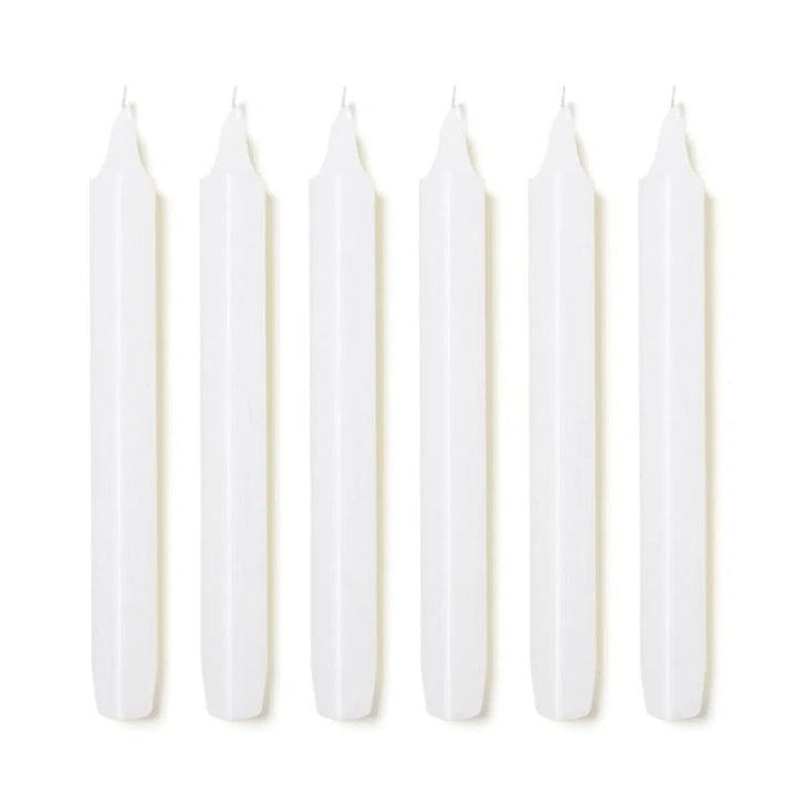 Trudon | Madeleine 6pk Taper Candle | White - Suzie Anderson Home