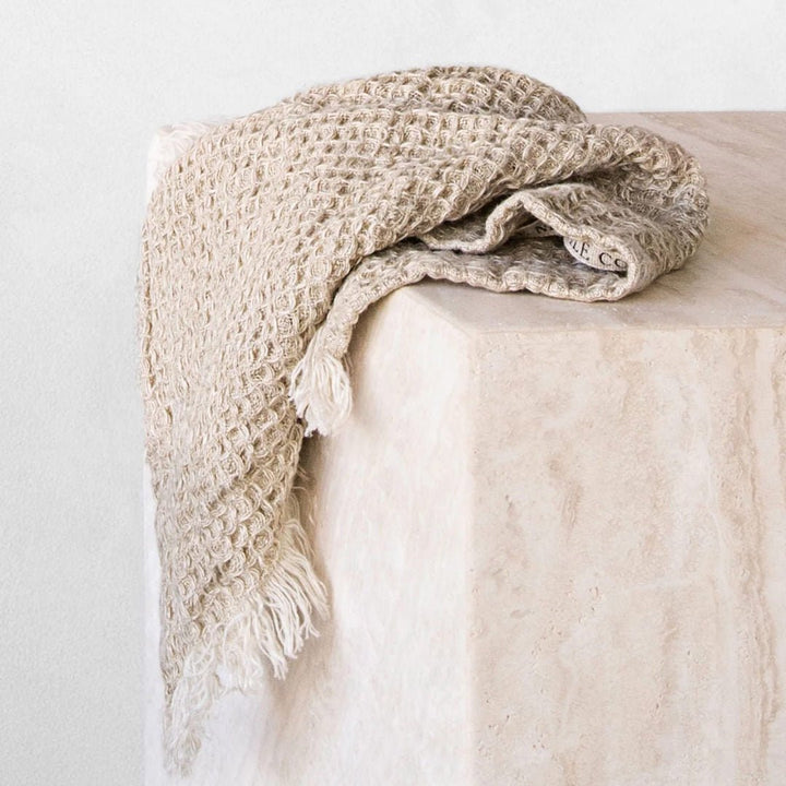 Waffle Face Towel | Sable - Suzie Anderson Home