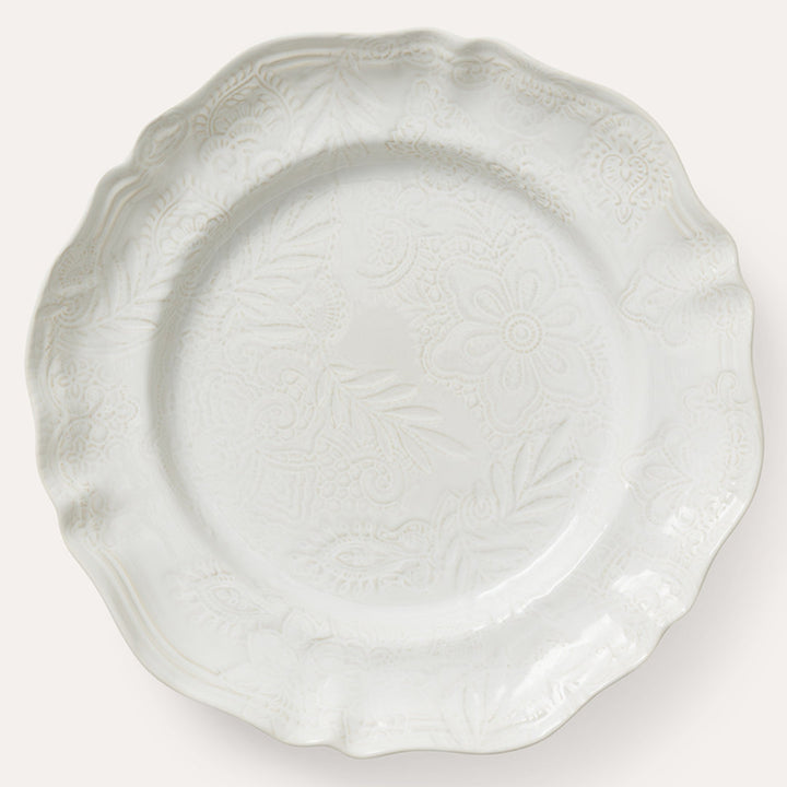 Arabesque Large Round Server | White