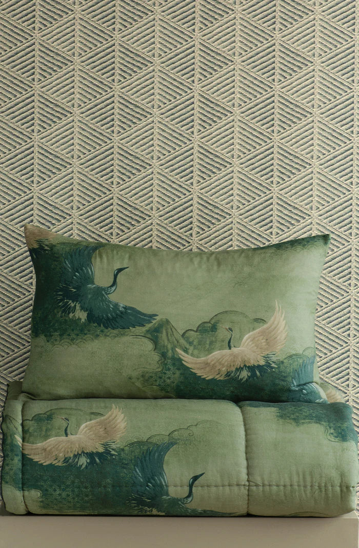 Tsuru Comforter | 200 x 200cm | Spruce