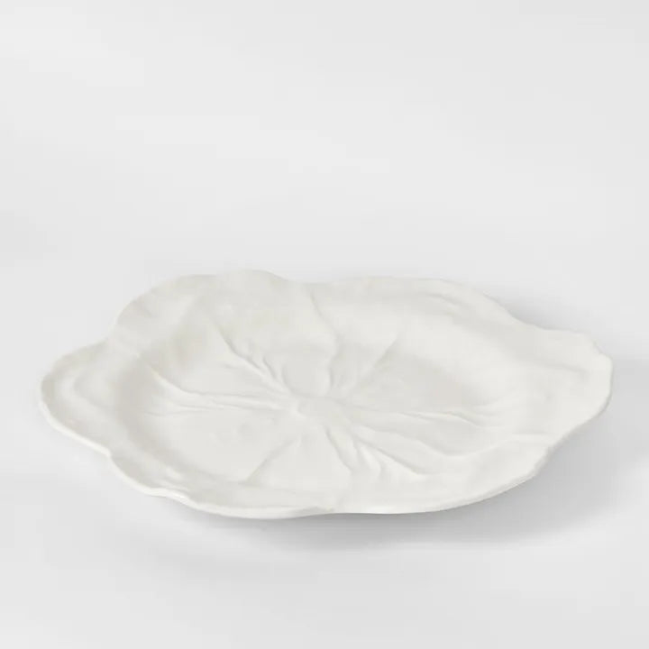 Cabbage Round Platter 40cm | Melamine | White