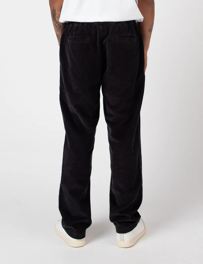 Simple | Burbank Elastic Cord Pant | Charcoal