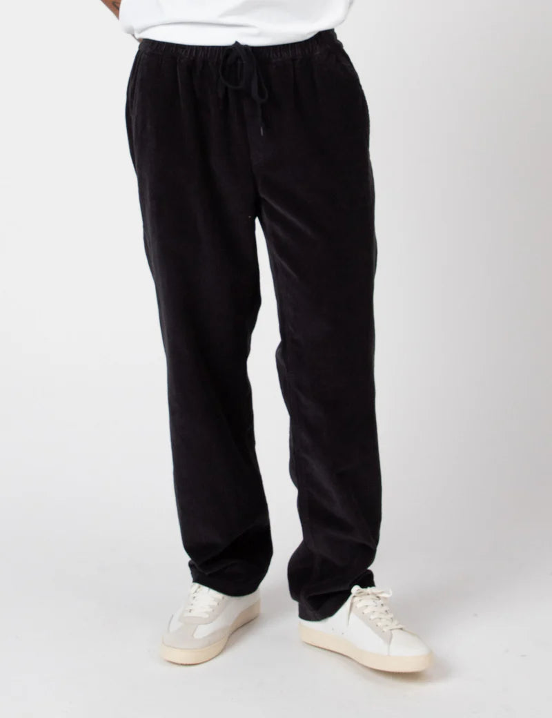 Simple | Burbank Elastic Cord Pant | Charcoal