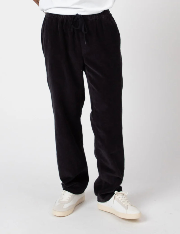 Simple | Burbank Elastic Cord Pant | Charcoal