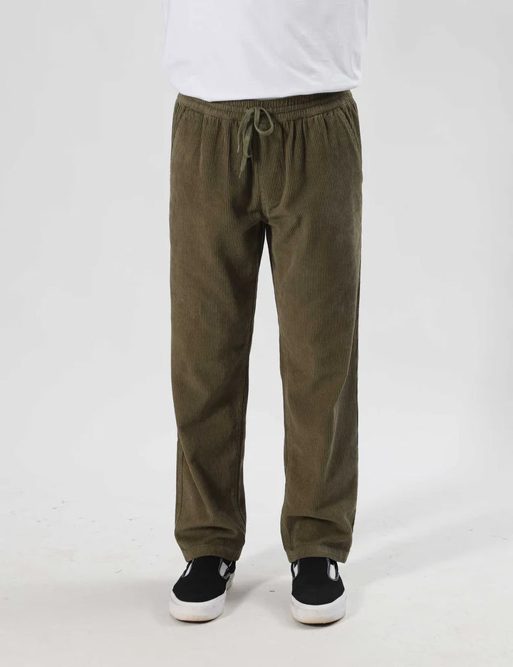 Simple | Burbank Elastic Cord Pant | Army