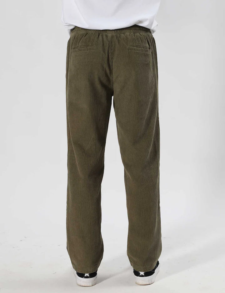 Simple | Burbank Elastic Cord Pant | Army