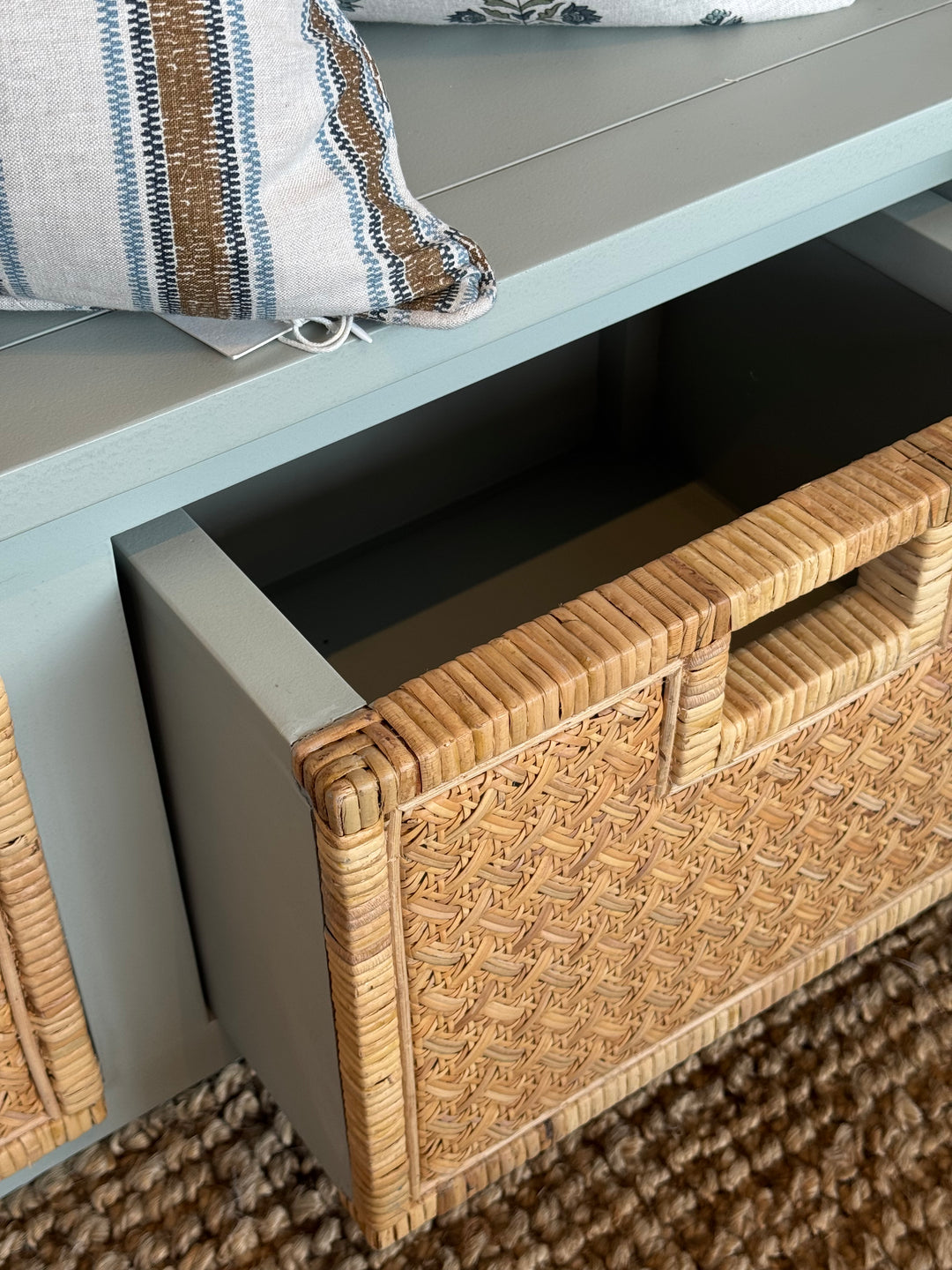 Sioux Hallstand | Pale Blue Finish | W101 x D44 x H198cm