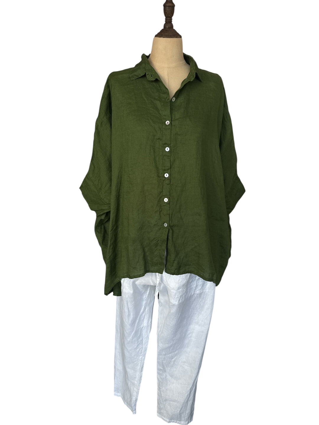 Frockk | Jessie Pant Linen | White