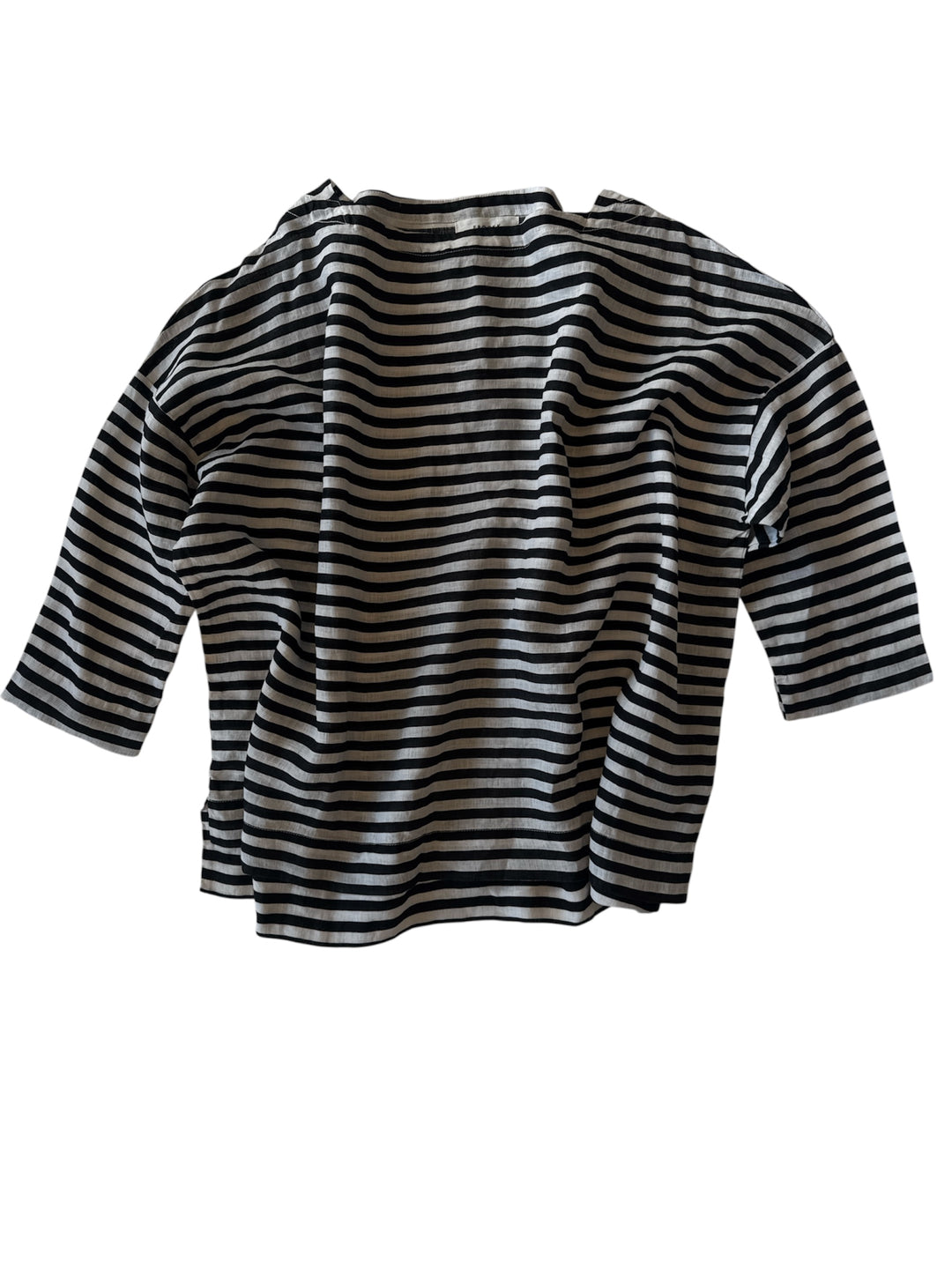 Frockk | Avril Top | Black/White Stripe