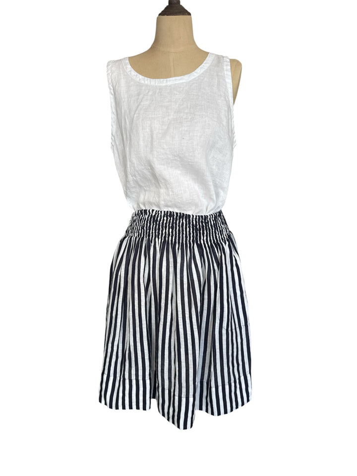 Frockk | Zoe Skirt | Indigo/White