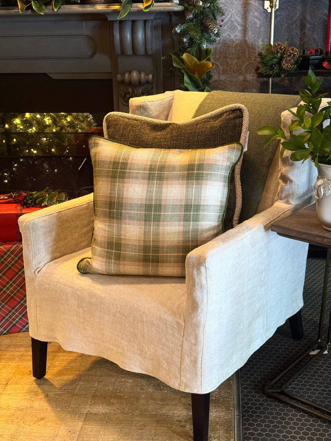 Murmur ArmChair | Custom Made in Sydney | Slip Covered | Westbury Washed Luxembourg Oatmeal