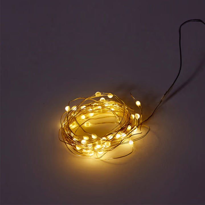 Luminous Outdoor String Light | 6m | Gold | Outdoor Adapter