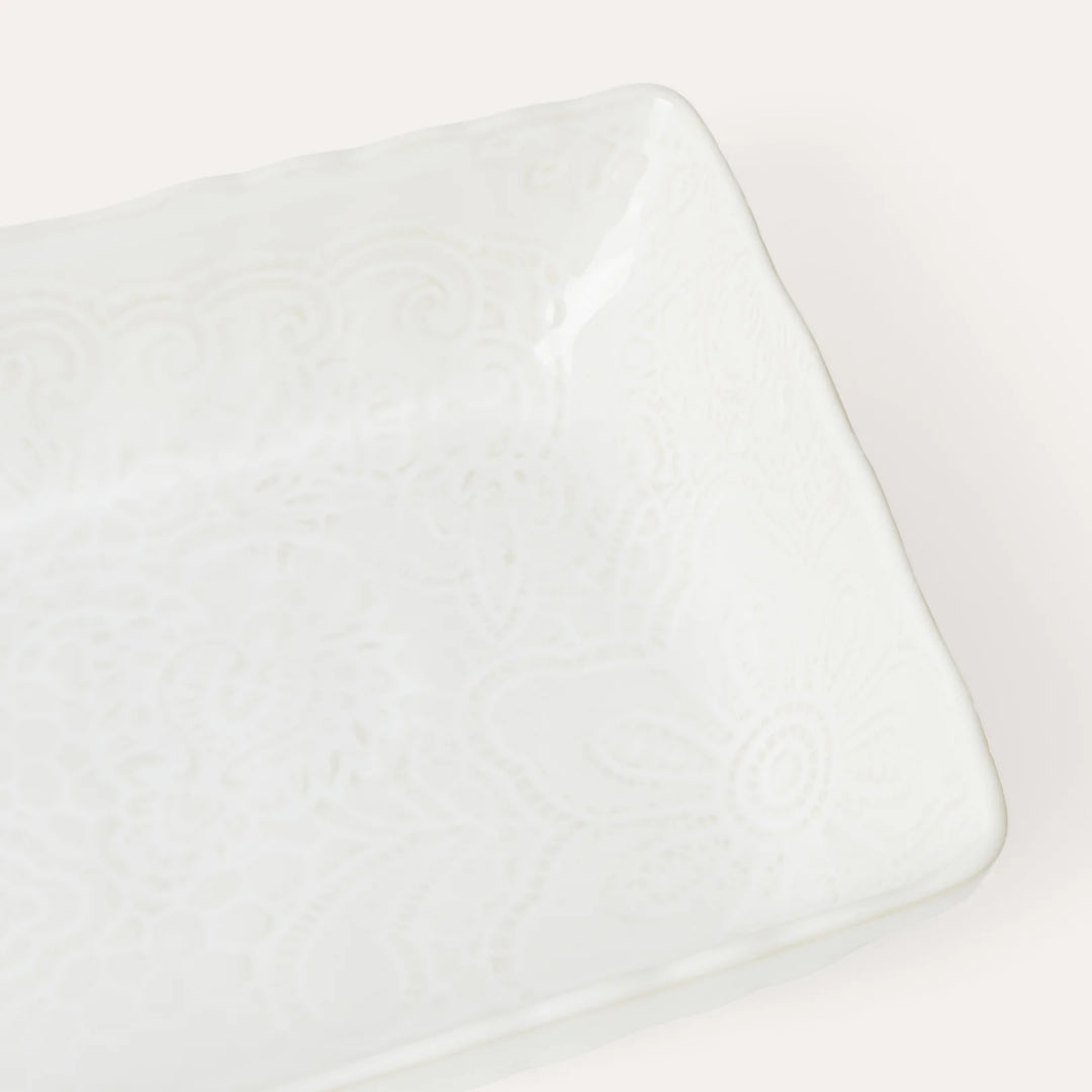 Arabesque Small Gratin | White