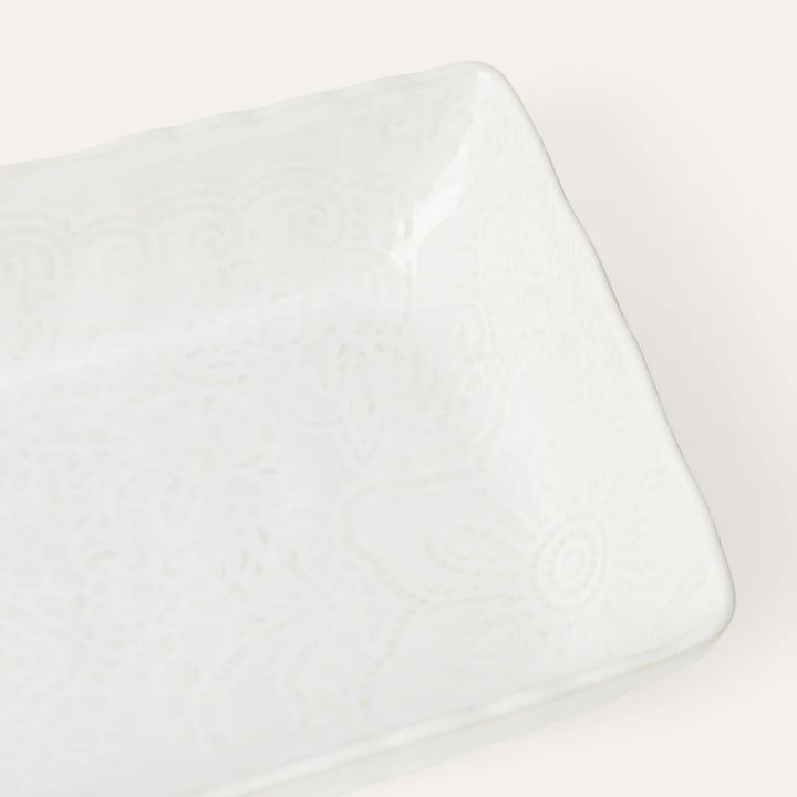Arabesque Small Gratin | White