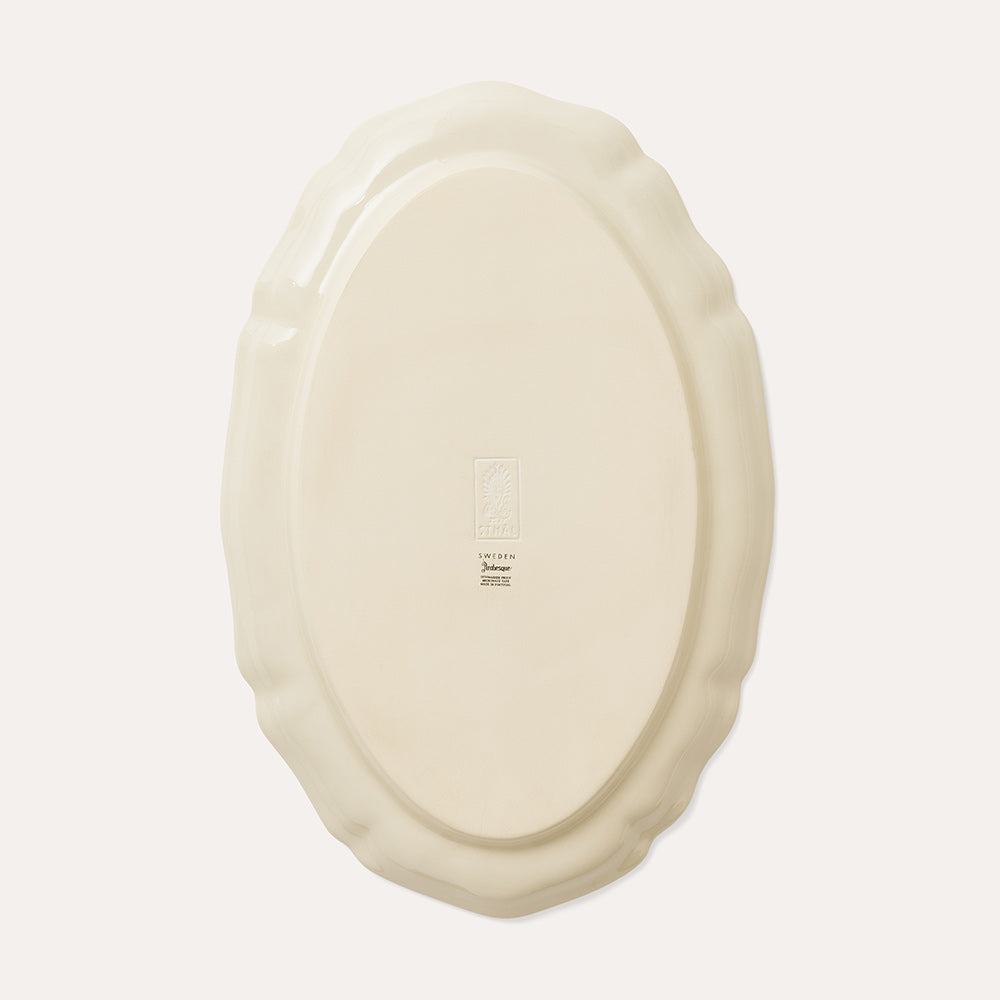 Arabesque Large Oval Server | Sand