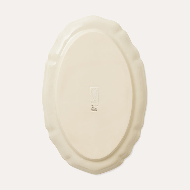 Arabesque Large Oval Server | Sand