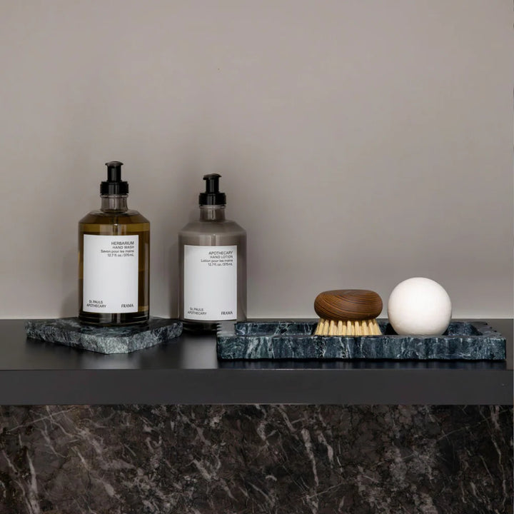 Palace Scalloped Marble Bar / Small Tray | Verdi Alpi