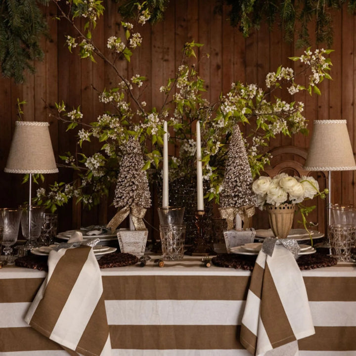 Natural Braided Trim Lamp Shade  - For Rechargeable Lamp Base Only