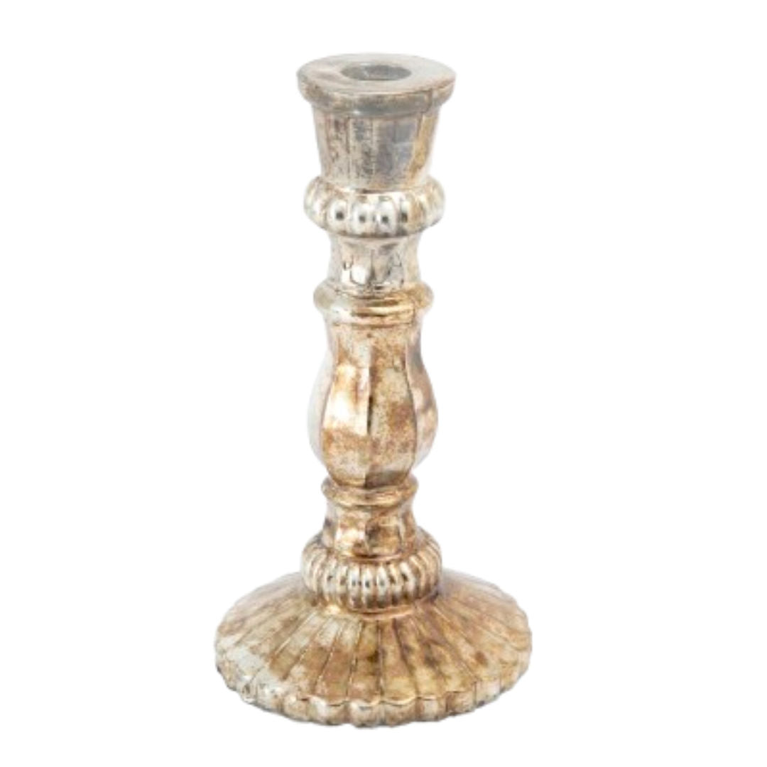 Ramsey Mercury Glass Candleholder | Flamant Belgium-Suzie Anderson Home