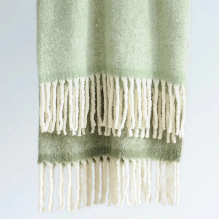 Arundel Wool Blend Throw | Spruce | 130 x 240cm