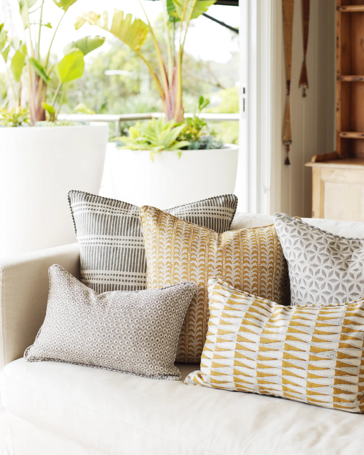 Hanami Mud Linen Cushion and Insert | 50x50cm