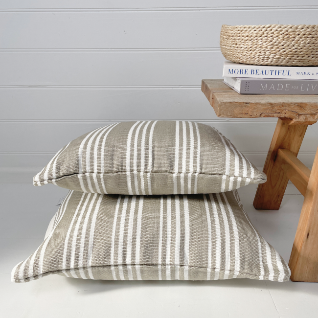 Armani Platinum | Outdoor Cushion Cover &amp; Poly Insert | 50x50cm (BOWRAL)