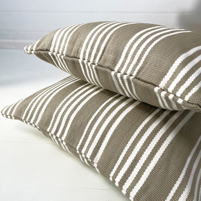Armani Platinum | Outdoor Cushion Cover &amp; Poly Insert | 60x60cm (BOWRAL)