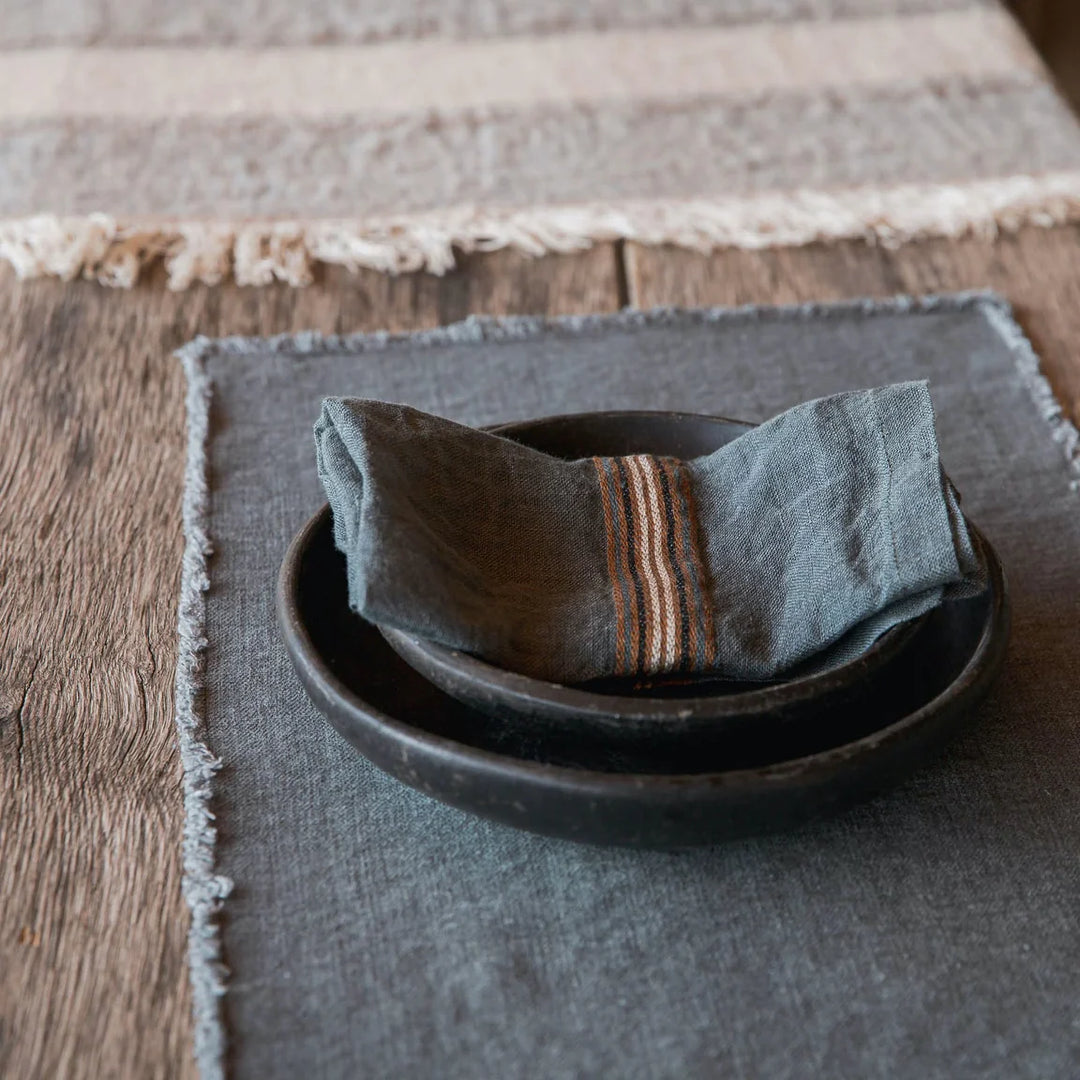 Kea Libeco Linen Stripe Napkins | PACK OF 2