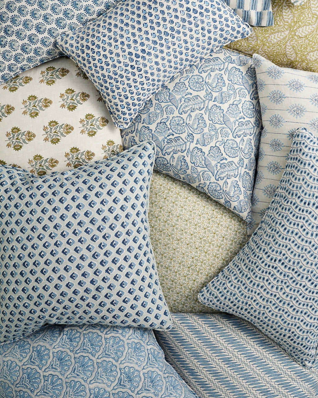 Jakarta Azure Cushion &amp; Insert | 50x50cm