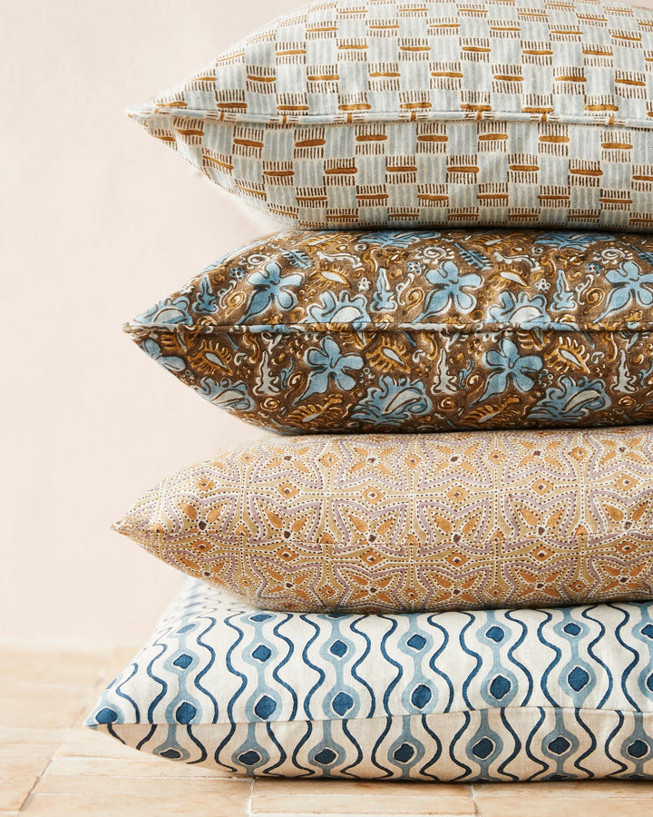 Maluku Tobacco Linen Cushion & Insert | 50x50cm