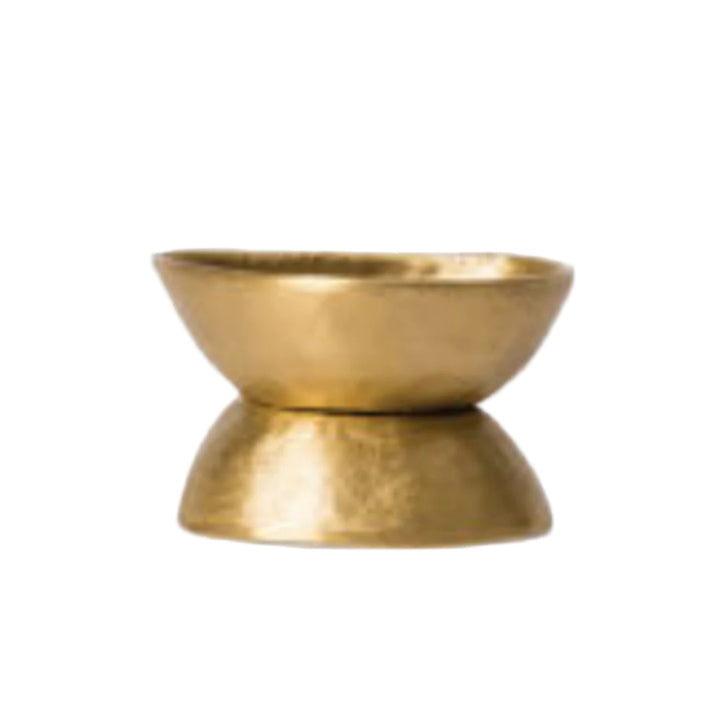 Pebble Candle Holder | Brass