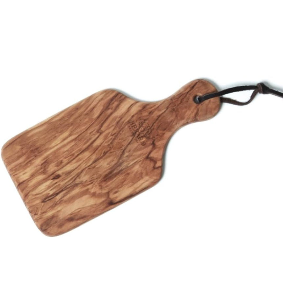 Berard | Olive Wood Cutting Board w Handle | 21x11cm